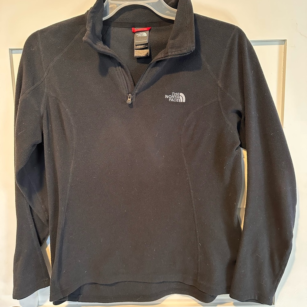 The North Face black fleece pullover